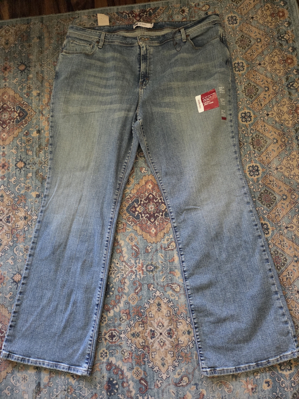NWT Levi's 580 Women's Curvy Bootcut Jeans Sz 24 Plus Size